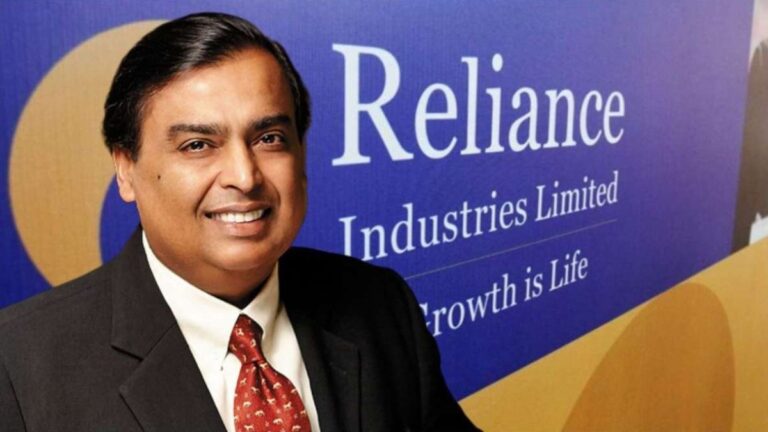 Graphics showing a mobile tower emitting multiple colored beams into a futuristic cityscape, symbolizing Reliance Jio’s ultra-fast 6G terahertz trial network in India.